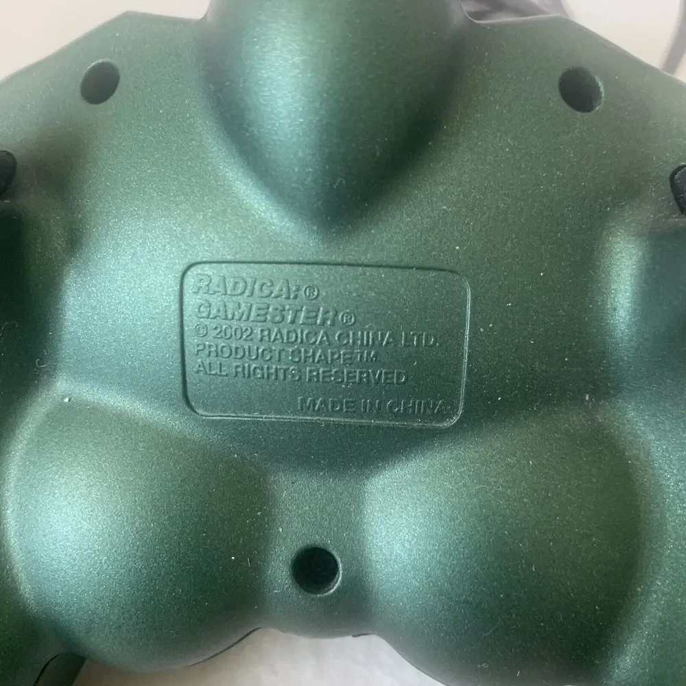Gamester Controller Green by Radica for Microsoft XBOX Console Video Game System